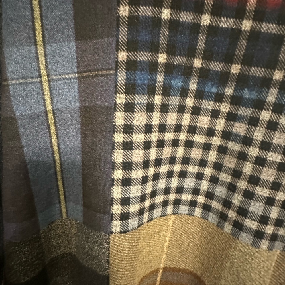 Patchwork Crew Neck Sweater - Multicolor - image 2